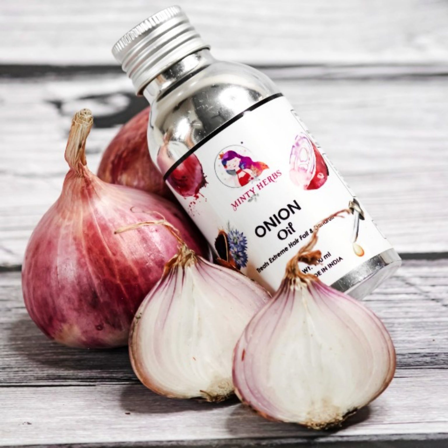 Onion Oil 100 Ml MintyHerbs onion-oil-100-ml-mintyherbs