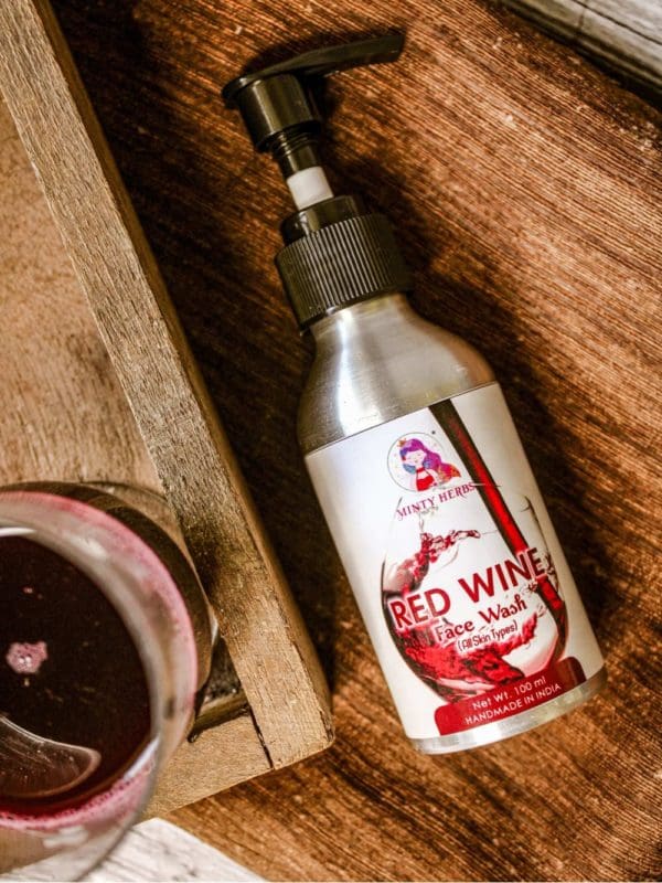 Red Wine Face Wash ( All Skin Types) MintyHerbs