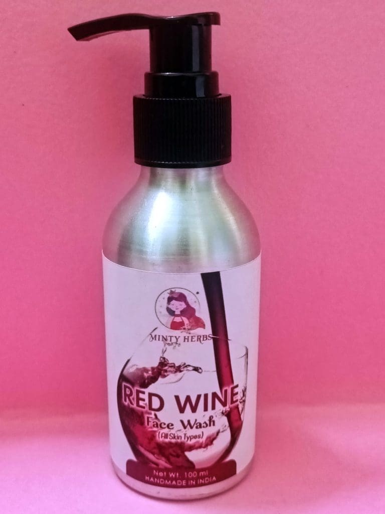 Red Wine Face Wash ( All Skin Types) MintyHerbs