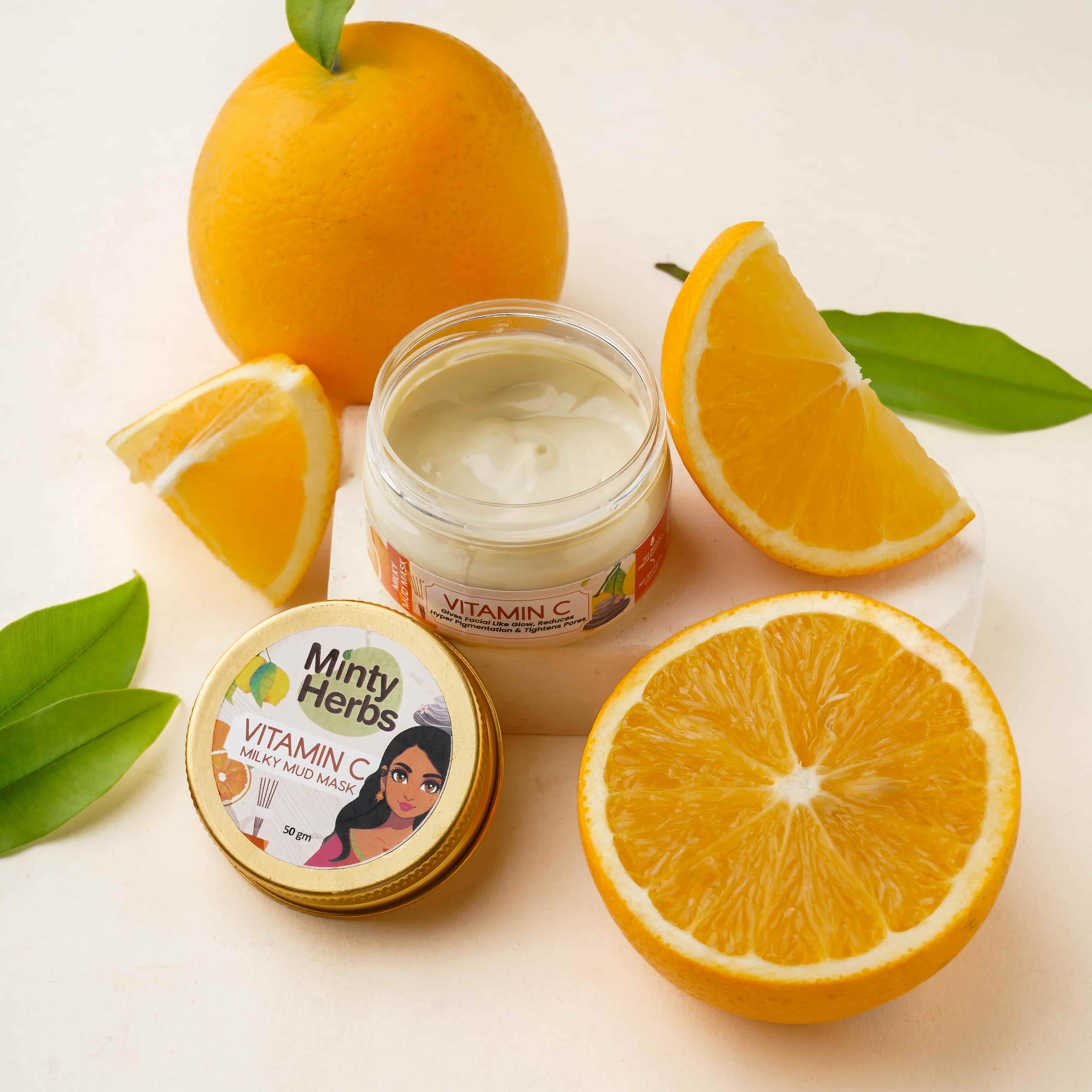 Vitamin C Milky Mud Mask Mintyherbs